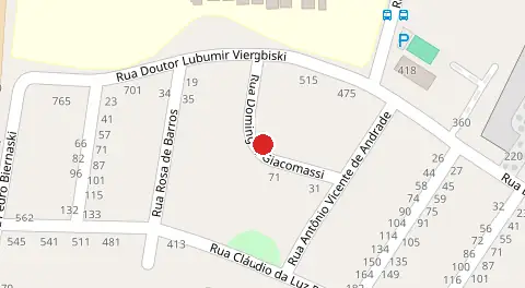 Mapa da localização