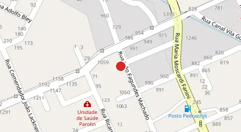 Mapa da localização