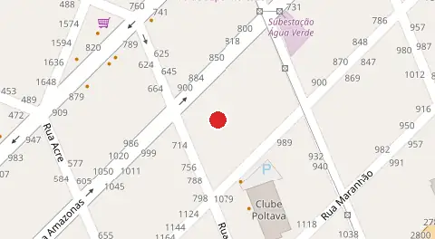 Mapa da localização