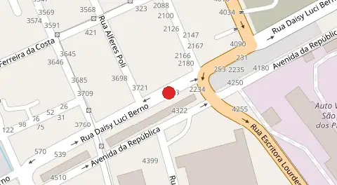 Mapa da localização