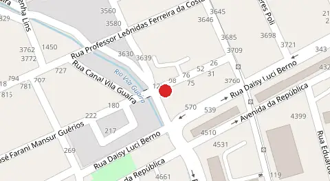 Mapa da localização