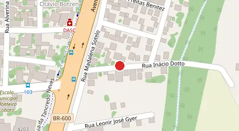 Mapa da localização