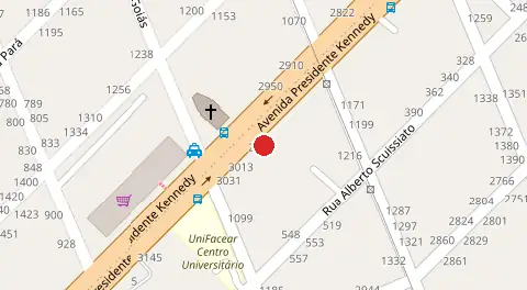 Mapa da localização