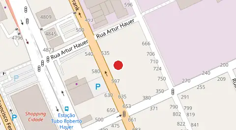 Mapa da localização