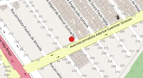 Mapa da localização