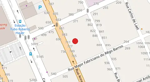 Mapa da localização