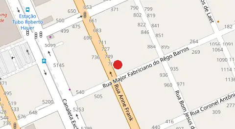 Mapa da localização