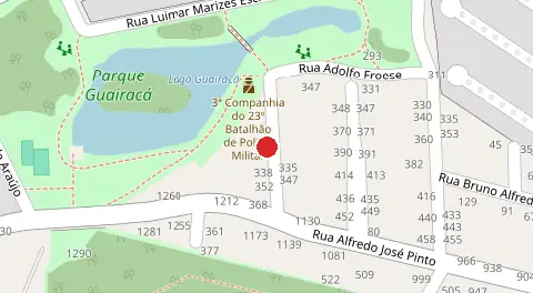 Mapa da localização