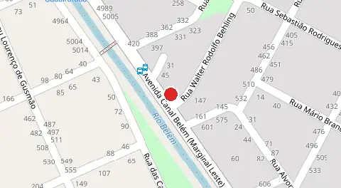 Mapa da localização
