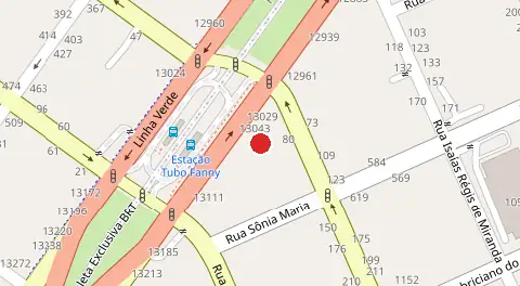 Mapa da localização