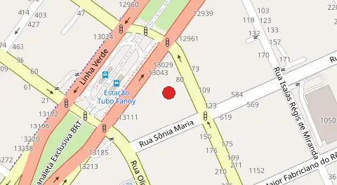 Mapa da localização
