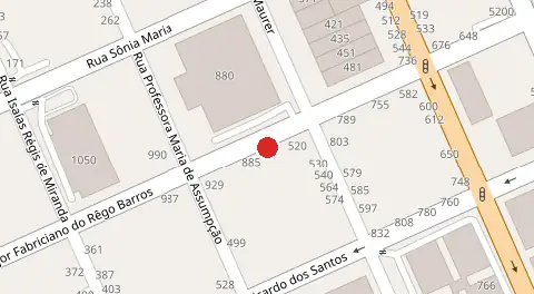 Mapa da localização