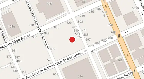 Mapa da localização