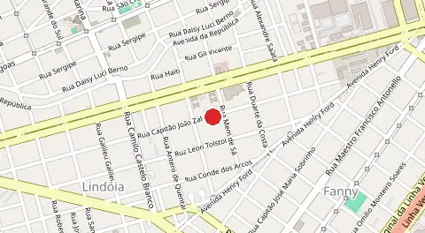 Mapa de Lindoia