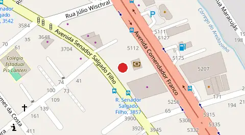 Mapa da localização
