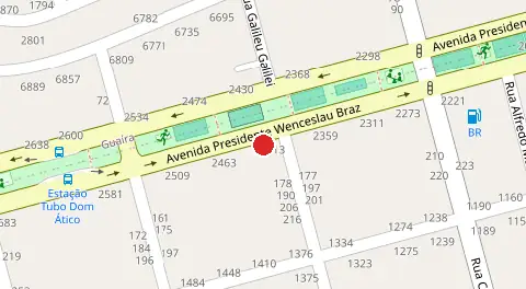 Mapa da localização