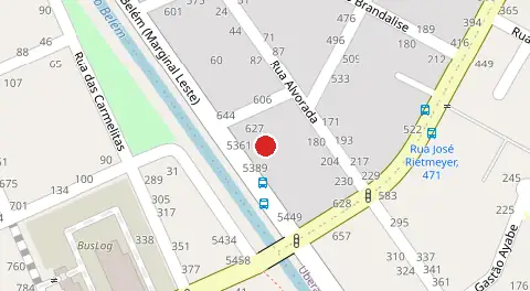 Mapa da localização