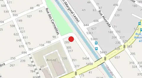 Mapa da localização
