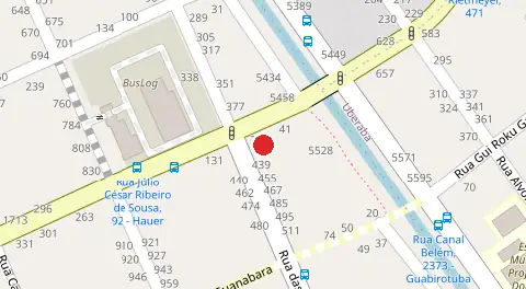 Mapa da localização