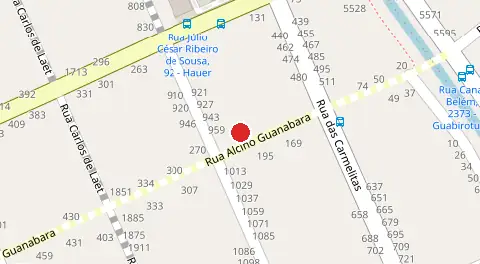 Mapa da localização