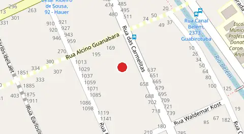 Mapa da localização