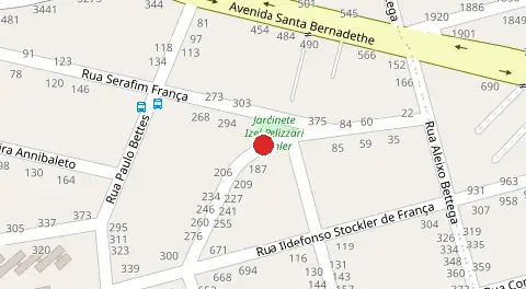 Mapa da localização