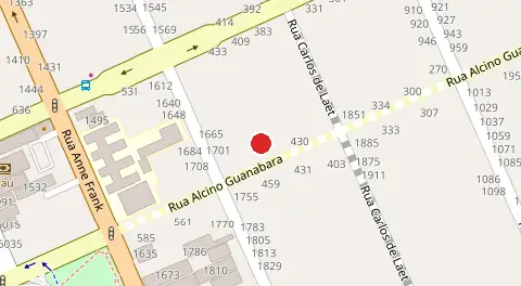 Mapa da localização