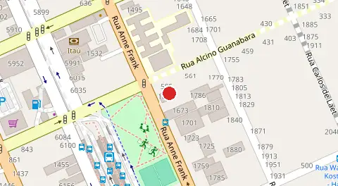 Mapa da localização