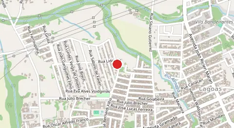 Mapa de Residencial Lagoa Dourada