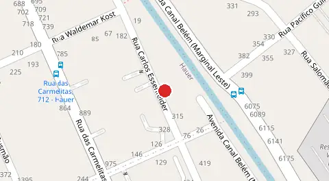 Mapa da localização