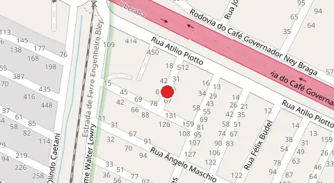 Mapa da localização