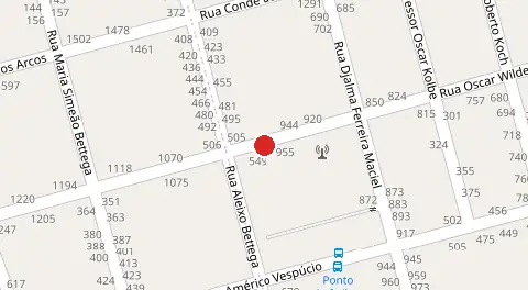 Mapa da localização