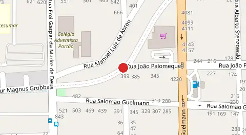 Mapa da localização