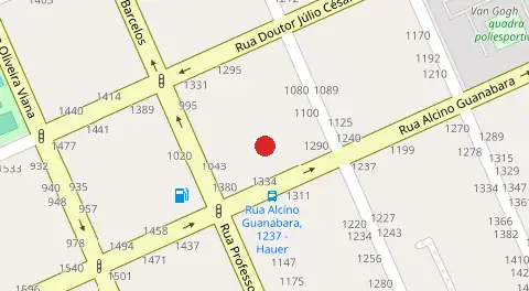 Mapa da localização