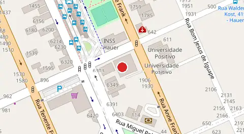 Mapa da localização