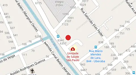 Mapa da localização