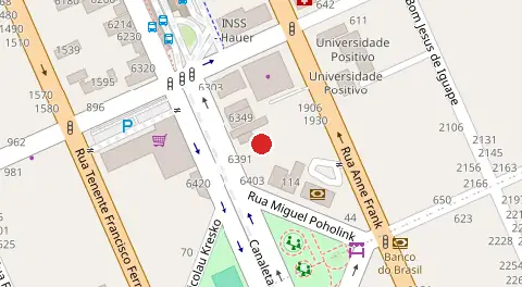 Mapa da localização
