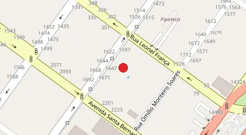 Mapa da localização