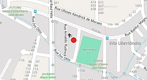 Mapa da localização