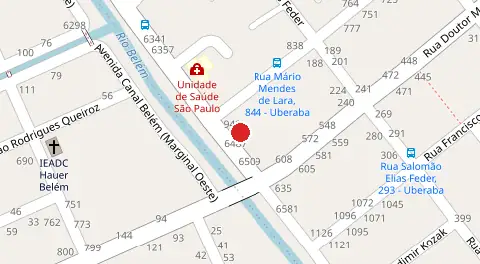 Mapa da localização