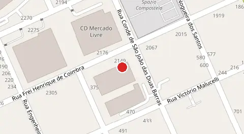Mapa da localização