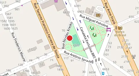Mapa da localização