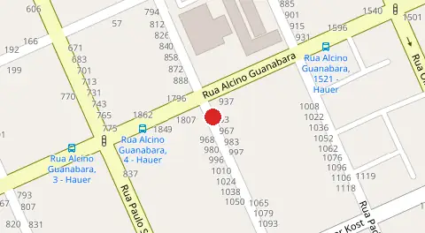 Mapa da localização