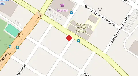 Mapa da localização