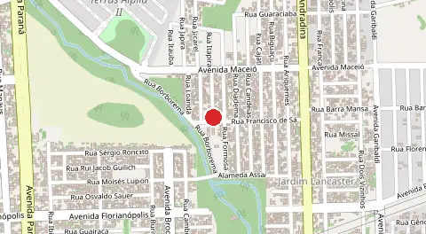 Mapa de Jardim Curitibano