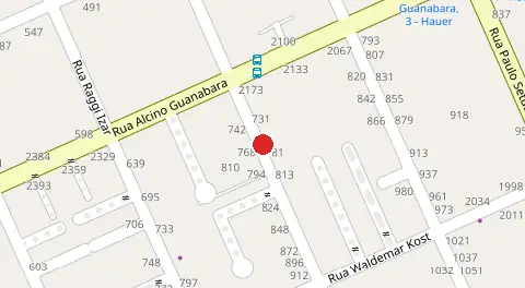 Mapa da localização