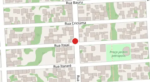 Mapa da localização
