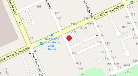 Mapa da localização