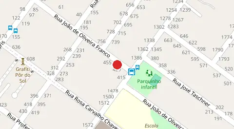 Mapa da localização
