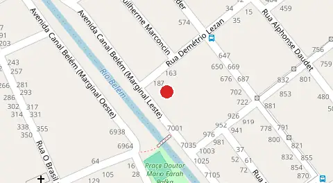 Mapa da localização